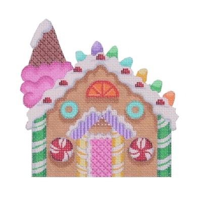 BB 0144 - Gingerbread House - Ice Cream Cone Chimney