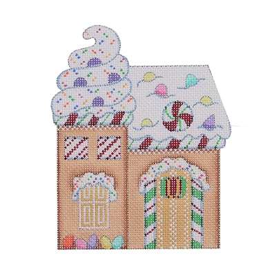 BB 0145 - Gingerbread House - Sprinkles & Candy Canes