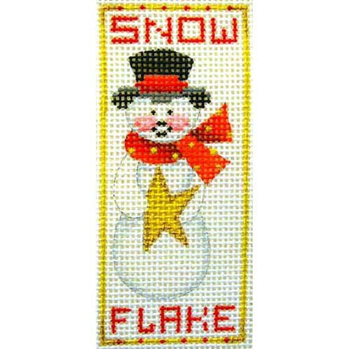 BB 2542 - Snowman Snow Flake Ornament