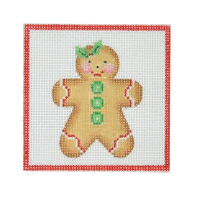 BB 3180 - Square Ornament - Gingerbread Man
