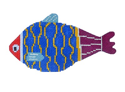 BB 6071 - Casting Crew - Royal Blue, Yellow & Purple Fish