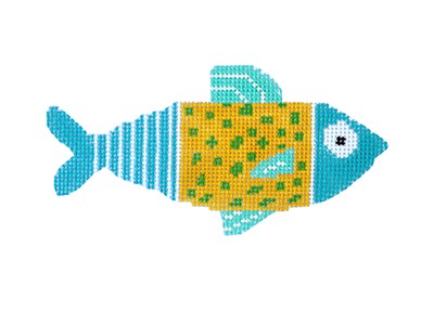 BB 6072 - Casting Crew - Yellow & Aqua Fish