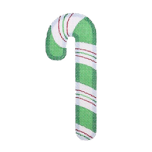BB 0709R - Candy Cane - Green with Red Stripes