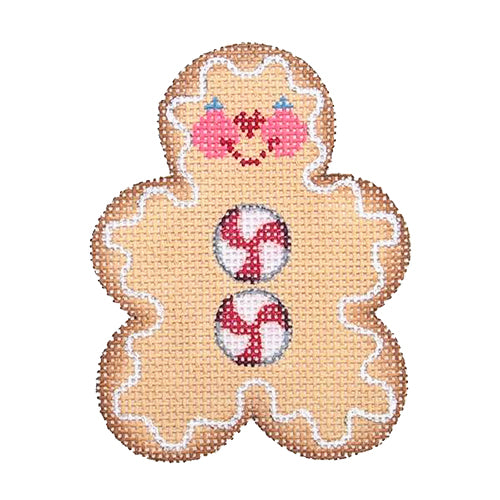 BB 0714 - Gingerbread Man - Peppermint Buttons