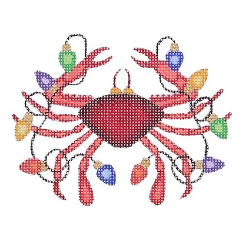 BB 0786 - Christmas by the Sea - Crab with Christmas Lights