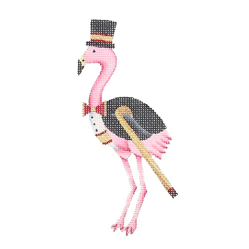 BB 0790 - Christmas by the Sea - Flamingo in Tux