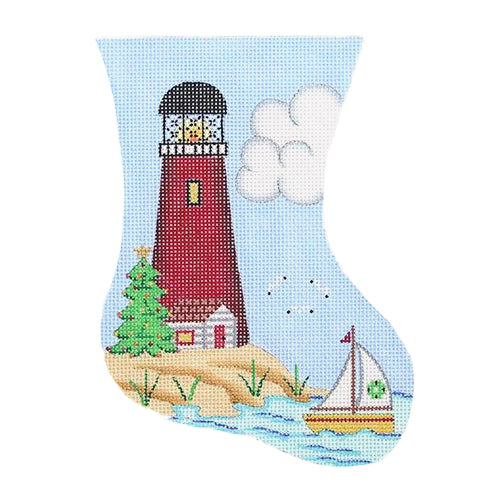 BB 0880 - Mini Stocking - Red Lighthouse