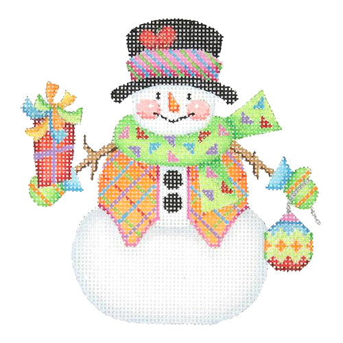 BB 1165 - Snowman with Stick Arms - Present