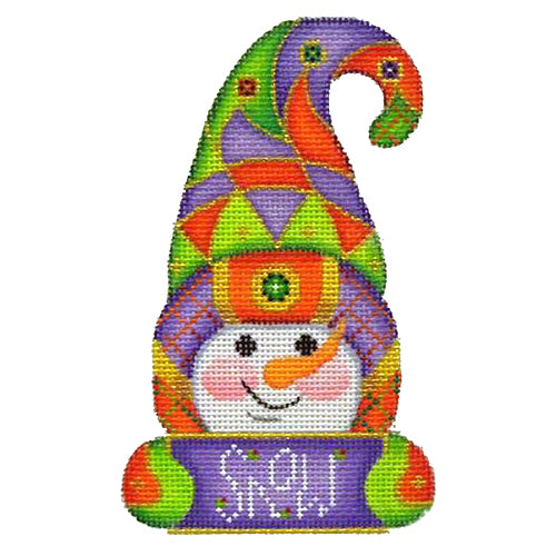 BB 1279 - Snowman Hook Hat - Snow