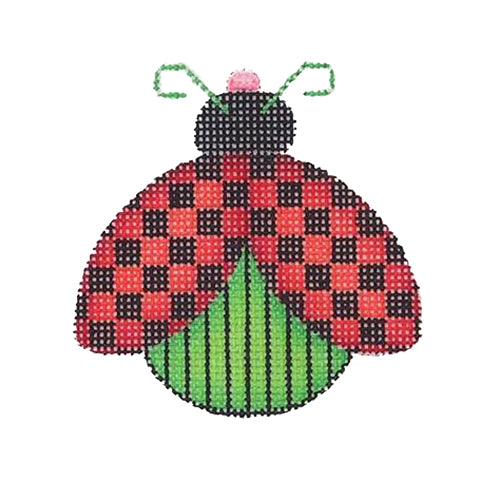 BB 1564 - Lady Bug - Red & Black Checkered