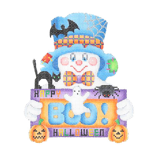 BB 1626 - Ghost Holding "Boo" Sign