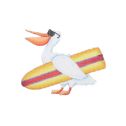 BB 1660 - By the Sea - Pelican with a Surf Board