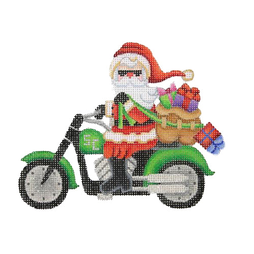 BB 1744 - Santa on a Motorcycle