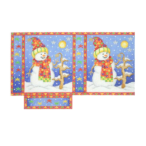 BB 2122 - Tote Bag - Snowman Scene