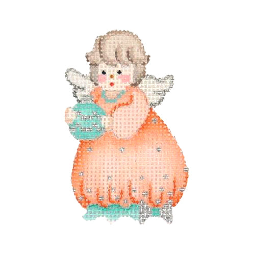 BB 2170 - Mini Ornament - Angel in Peach Dress