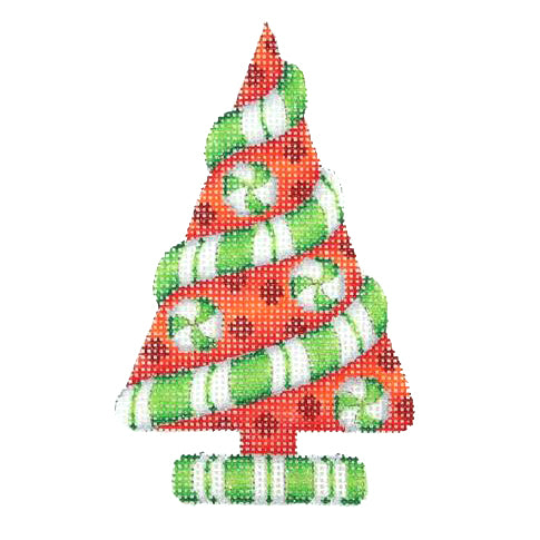 BB 2285 - Red Tree with Peppermint Twist