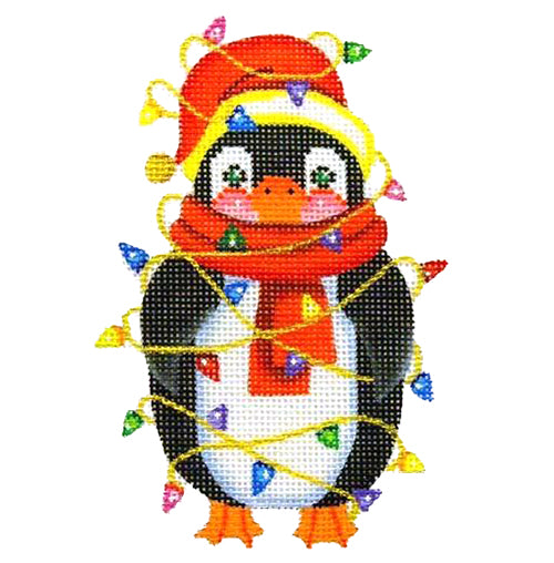 BB 2388 - Penguin Wrapped in Lights