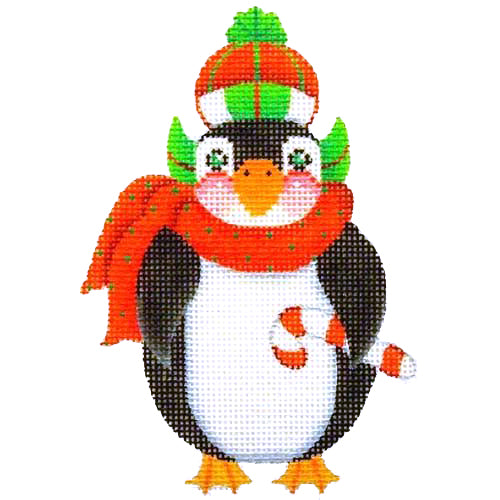 BB 2390 - Penguin with Candy Cane