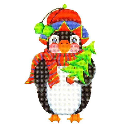 BB 2393 - Penguin with Christmas Tree