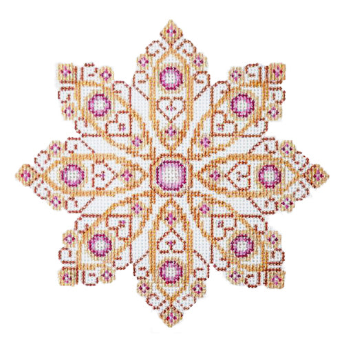 BB 2515 - Pink Jeweled Snowflake