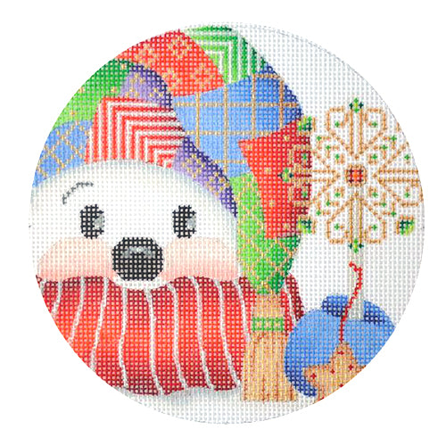 BB 2524 - Snowman Snowflake Ornament