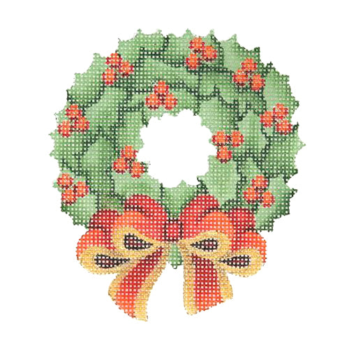 BB 2605 - Wreath with Red Bow