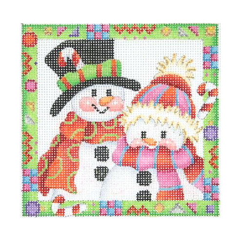 BB 2613 - Whimsy Border Ornament - Snow Couple