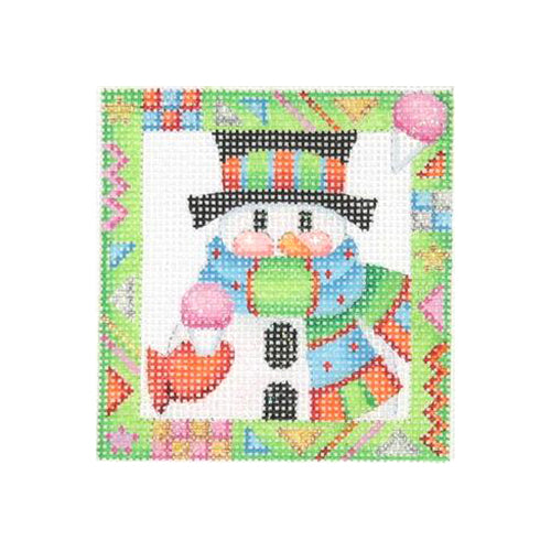 BB 2618 - Whimsy Border Ornament - Snowman with Snowcone