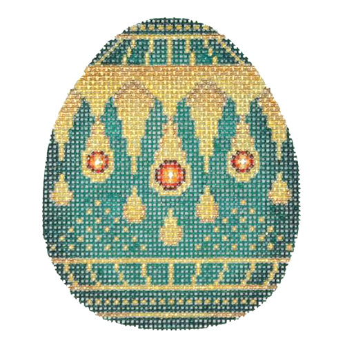 BB 2697 - Jeweled Egg - Dark Teal
