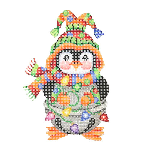 BB 2836 - Silver Jingle Bell Penguin