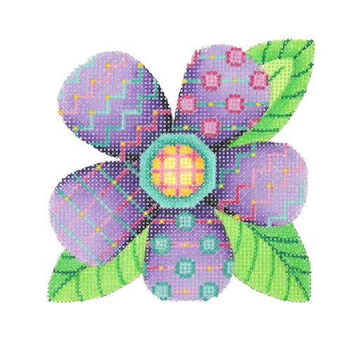 BB 3094 - Patterned Florals - Single Purple