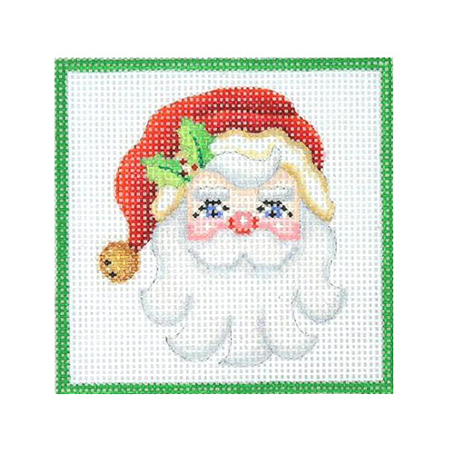BB 3190 - Square Ornament - Santa Face
