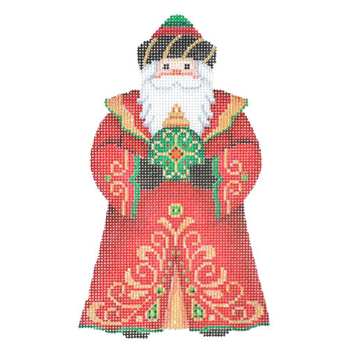 BB 6048 - Santa Claus - Red Robe with Green Ornament