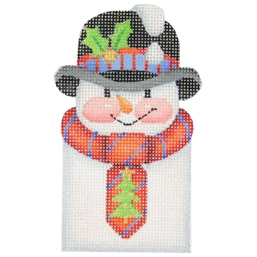 BB 0039 - Snowman Picket - Red Necktie