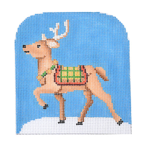BB 3214 Santa Set #5 - Reindeer Checkered Pattern