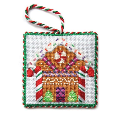 BB 3179 - Square Ornament - Gingerbread House