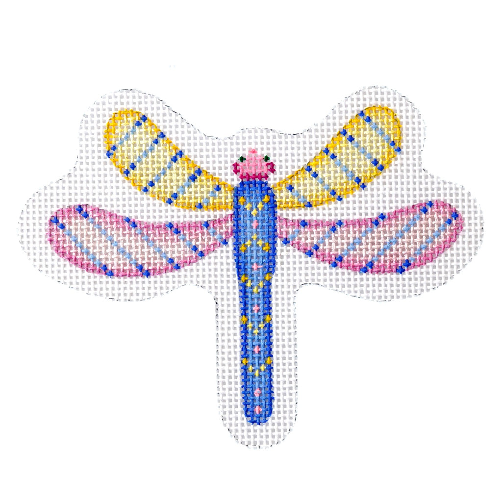 BB 1558 - Dragonfly - Blue, Pink & Yellow