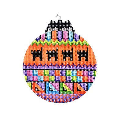 BB 6100 - Halloween Bat Bauble - Black Cats