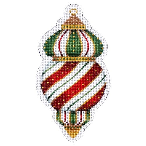 BB 2478 - Jeweled Christmas Ball - Red, Green & Gold