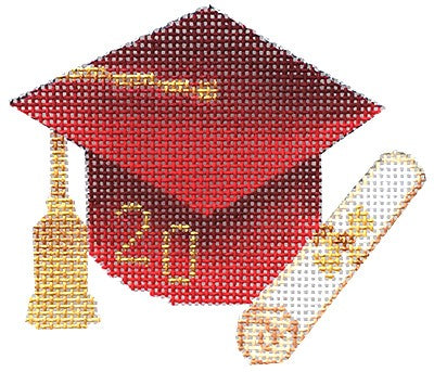 BB 6062 - Graduation Cap - Red with Year
